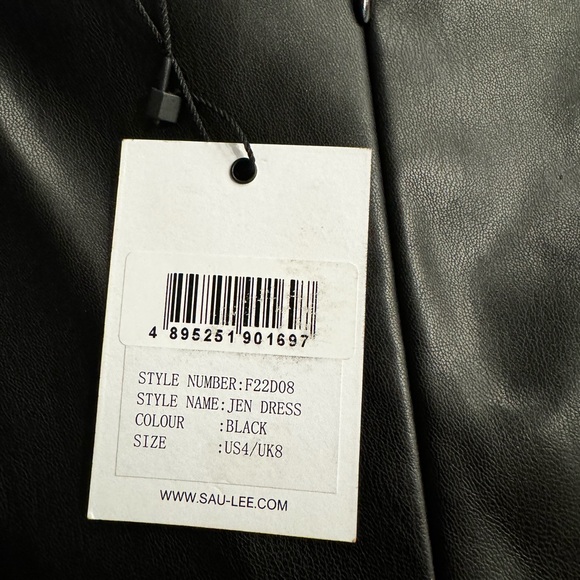 Sau Lee Leather Mini Dress - Picture 8 of 8